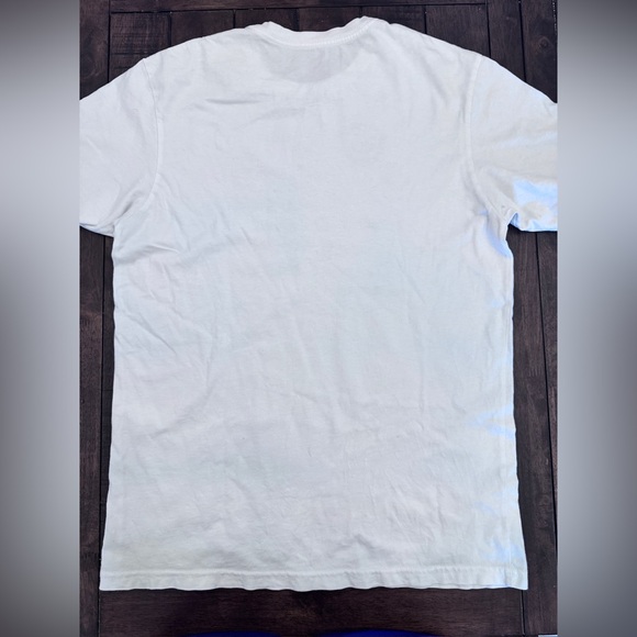 Patagonia Shirt Mens Medium White Alpha Outdoors Hiking Casual Crew Logo - Picture 2 of 5